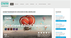 Desktop Screenshot of dwmtrainingen.nl