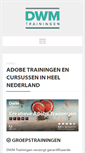 Mobile Screenshot of dwmtrainingen.nl