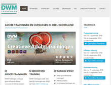 Tablet Screenshot of dwmtrainingen.nl